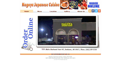 Desktop Screenshot of nagoyajapanesecuisine.com